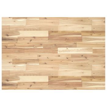 Tablero De Mesa Rectangular Madera Maciza Acacia 100x70x4 Cm Vidaxl