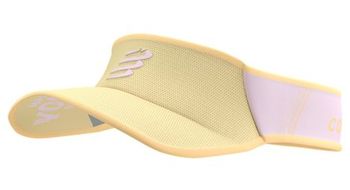 Compressport visera ultraligera rosa amarillo
