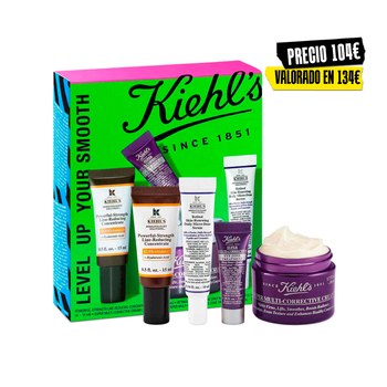 Kiehl's LEVEL UP YOUR SMOOTH: Set reafirmante facial Set