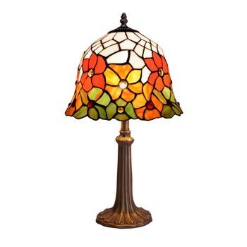 Sobremesa Base De  Con Pantalla Tiffany D. 30cm Serie Bell