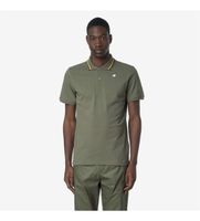 k-way para hombre k1125dw polo jud verde l casual algodon manga corta