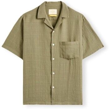 Portuguese Flannel Camisa manga larga Grain Shirt - Khaki para hombre