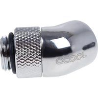 icicle 45 degree angled rotary fitting - chrome