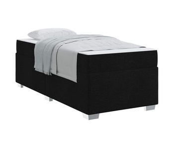 Estructura de cama individual para adultos - negro 100 x 200 cm tela