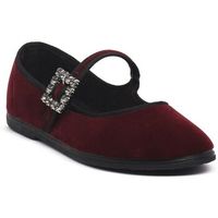 grunland zapatos bajos ci1278vino para mujer