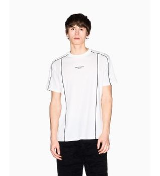 A|X Armani Exchange para hombre. XM002492AF10356U0009 Camiseta Premium blanco (M), Casual, Algodón, Manga corta