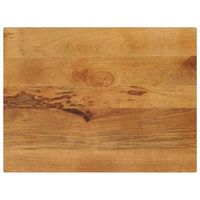 tablero de mesa rectangular madera maciza mango 80x70x38 cm vidaxl