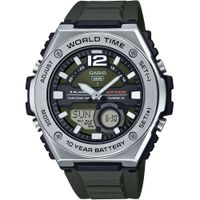 reloj casio sport mwq-100-3av 506mm 100m wr correa de resina hora mundial 10 anos bateria