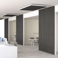 2 paneles de pared aspecto de madera 50x110x18 cm roble negro