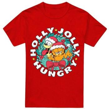 Garfield Camiseta Holly Jolly Hungry para hombre