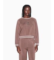 ax armani exchange para mujer xw002072af10804u6136 sudadera corte raglan marron xs casual elastano manga larga