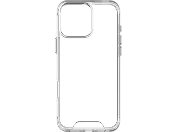 Funda móvil - ISY ISC 1116, Compatible con iPhone 16 Pro, Resistente a Golpes, Anillo Magnético Integrado, Transparente