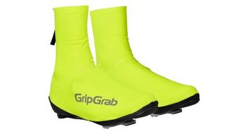 Cubrezapatillas de carretera impermeables gripgrab pacr amarillo