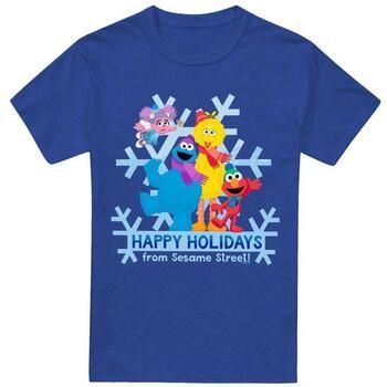 Sesame Street Camiseta Winter Wishes para hombre