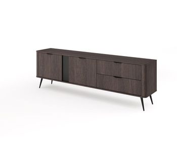 Mueble de tv veris 195x38x61 marrón