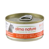 almo nature 24 x 70 g - pack ahorro - salmon con zanahoria en gelatina