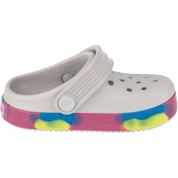 Crocs Pantuflas Off Court Glitter Band Clog T para niña