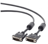 cable monitor gembird dvi-d dual 18m
