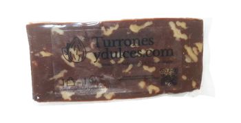 Turrón de Brownie, mazapán con nueces, 300g