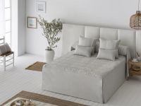 colcha edredon soller jvr con faldon jacquard