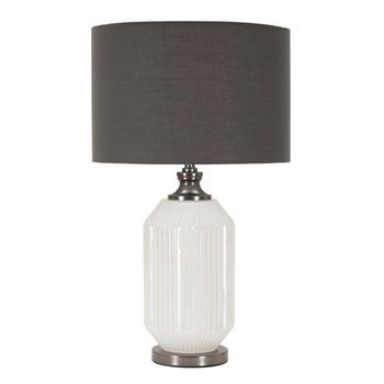 Lámpara De Mesa De Cristal Cm Ø 37,5x65