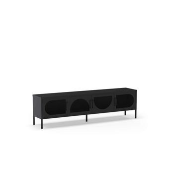 Mueble Televisión Toledo 4 Puertas Diseño Moderno Industrial