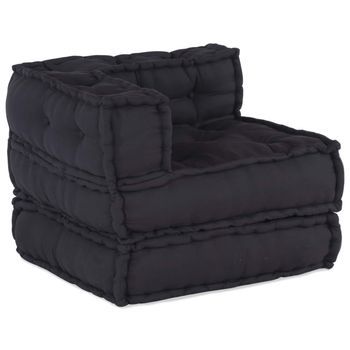 Unidad De Sofá Modular Tela Gris Antracita 210 X 70 X 56 Cm Vidaxl