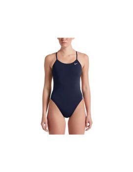 Bañador de Natación Nike Hydrastrong Solid Mujer Azul Marino