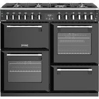 stoves richmond s1000df 100 cm dual fuel range cooker - black black