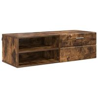 armario de madera 1005 x 39 x 30 cm roble ahumado vidaxl