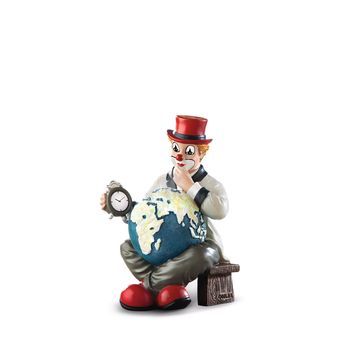 Gilde Figurita Decorativa Payaso Tómate Tu Tiempo H. 11 Cm