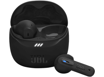 Auriculares True Wireless - JBL Tune Flex 2, 48 h Autonomía, IP54, Cancelación de ruido, Ergonómico, Negro