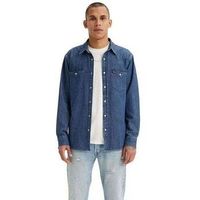 levis camisa manga larga 85745 0073 - classic western-denim medium para hombre