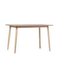 mesa fija mdf chapa de fresno klast home nordico 120 x 75 cm - natural