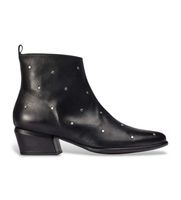 wonders para mujer d-2002 botines de piel fei 02 negro 37 3 a 5cm cremallera casual