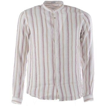 Sl56 Camisa manga larga Berenice Collo Coreana Lino para hombre