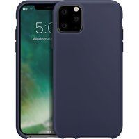 iphone 11 pro max silicone case - midnight blue blue