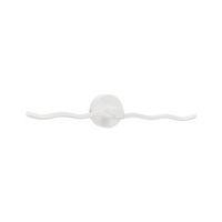 lampara led para cuadros y espejos minimalista moderna de metal y silicona sala de estar bano blanco ailette