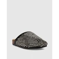 la strada sandalias zueco 2583218 negro para mujer