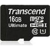 transcend 16gb microsdhc class 10 uhs-i ultimate memoria flash clase 10 mlc
