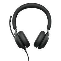 jabra evolve2 40 se auriculares alambrico diadema oficinacentro de llamadas usb type-c  usb type-a negro