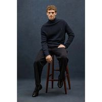 polo club jersey turtle neck wool gloss melange para hombre