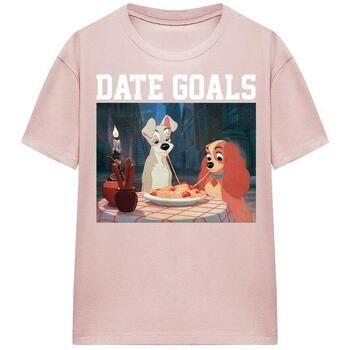 Lady And The Tramp Camiseta Date Goals para mujer