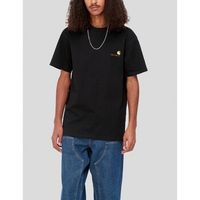 carhartt camiseta camiseta american script tee negra para hombre