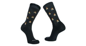 Calcetines northwave core negro naranja