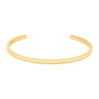 brazalete de acero inoxidable chapado en oro