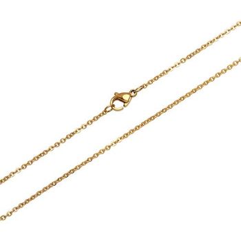 Cadena de ancla de alta calidad de acero inoxidable chapado en oro