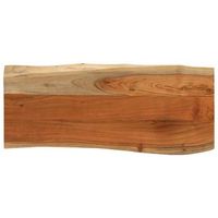 tablero rectangular madera de acacia borde vivo 90x40x38 cm vidaxl