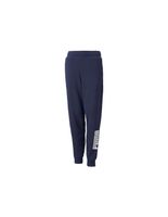 pantalones largos puma power logo boy dark blue