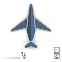 aplique de pared infantil led sky 24w